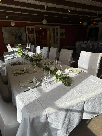 Pause og servering på Grønberg Gård